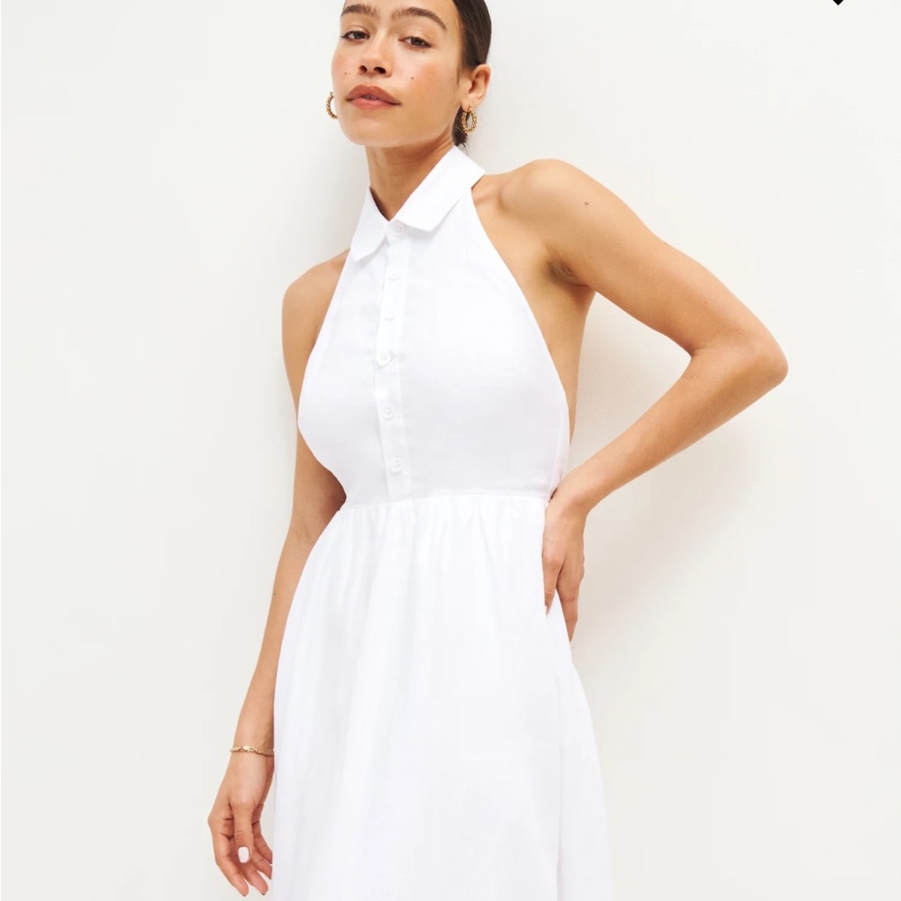 Tace linen dress - Reformation